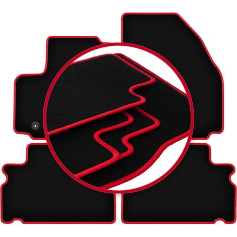 Alfombrillas CARLUX-RED para Ford S-MAX MK1 monovolumen (2006-2011) (1/5)