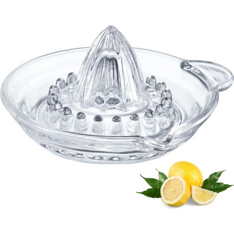 1 Presse-agrumes, Verre, Transparent, Bec verseur, Poignée large, Cuisine (1/5)