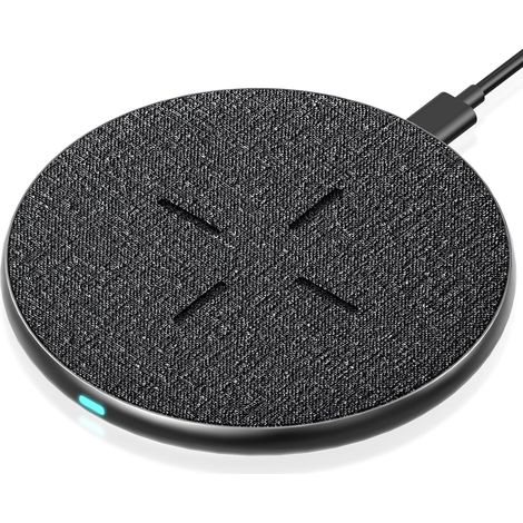 Chargeur sans fil pour iPhone 15/14/13/12/11/Pro Max/XR/X/8 Plus, chargeur sans fil rapide 15 W max pour Samsung Galaxy