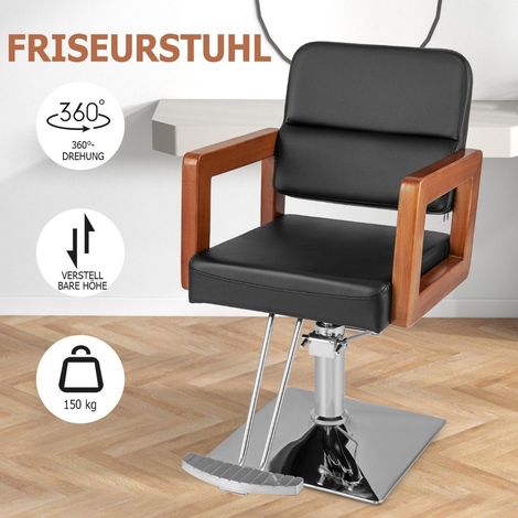 Sillón hidráulico de salón con rotación de 360° y altura ajustable