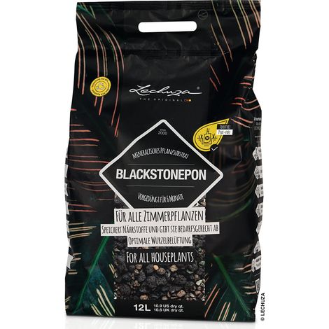 LECHUZA® Zubehör BLACKSTONEPON für alle Zimmerpflanzen 12 Liter (1/3)
