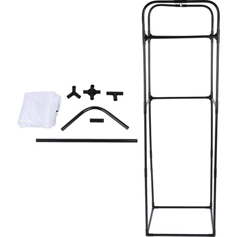Cage d'habitation pour papillons, maille en PVC et Polyester, support élevé, élevage de plantes volantes pour usage extérieur, 60x60x200CM (1/5)