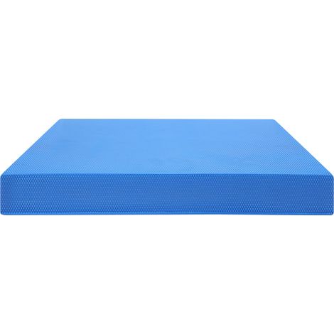 Coussin de yoga souple et équilibré, tapis d'entraînement rembourré pour la taille et les abdominaux, équipement de fitness bleu (1/5)