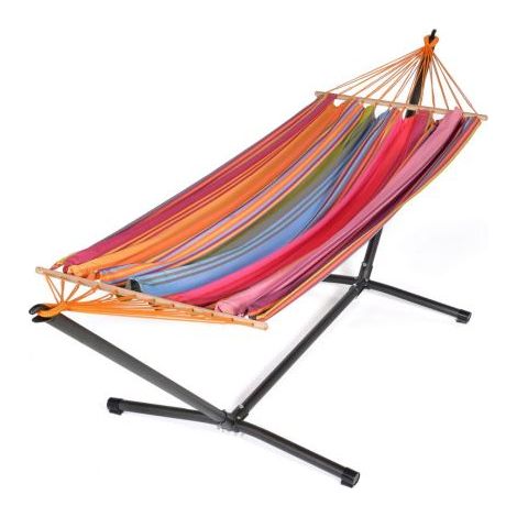 Jobe Hamaca de verano multicolor 140x300 cm confortable
