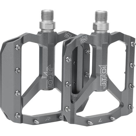 ZTTO Pédales VTT en Alliage d'Aluminium avec Roulements pour Vélo, Pièces Cyclisme Argentées (1/5)