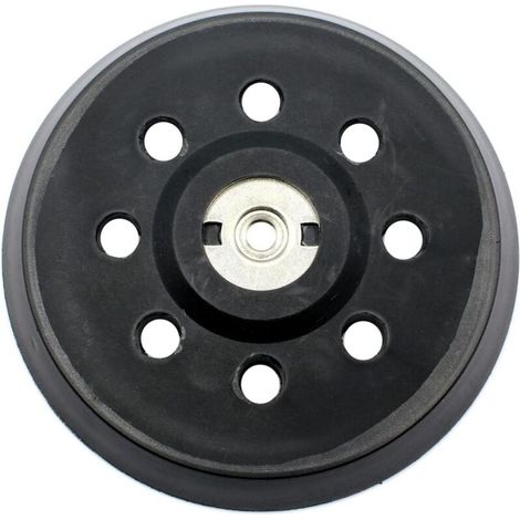 Vtizikl Plateau de Poncage, 125mm Plateau de Ponçage, Plateau pour Metabo SXE 325 Intec 425 Turbotec 631220000 (Noir)