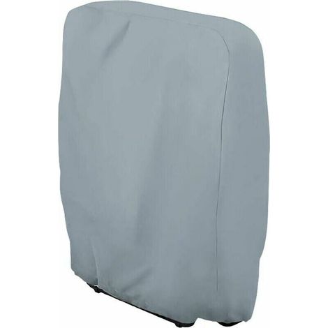 Grey outdoor folding sun chair dust cover, for protecting indoor and outdoor furniture (1/5)
