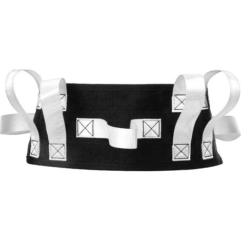 Ceinture de soutien lombaire pour personnes âgées - Aide à la marche et au transfert en toute sécurité - Blanc (1/5)