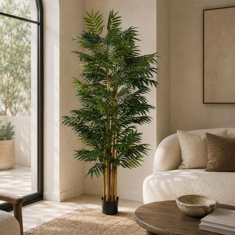210cm Fire Retardant Phoenix Palm Tree Natural Trunk - Premium Quality (1/2)