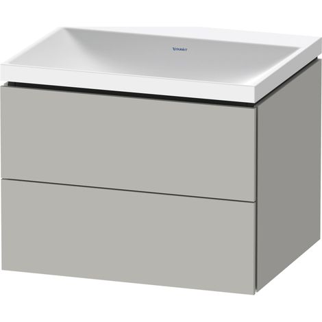 Duravit L-Cube c-shaped Ensemble suspendu, 2 tiroirs, sans