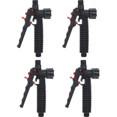 4 teiliger Sprühaufsatz mit Auslösergriff 18 mm Gewinde (1/5)