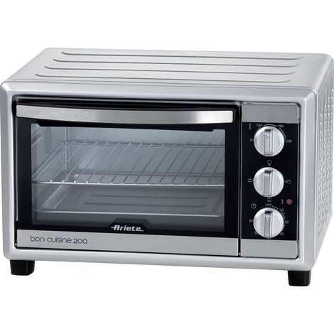 Ariete 981 Elektroofen 20 L Schwarz Silber Grill 1380 W (1/4)