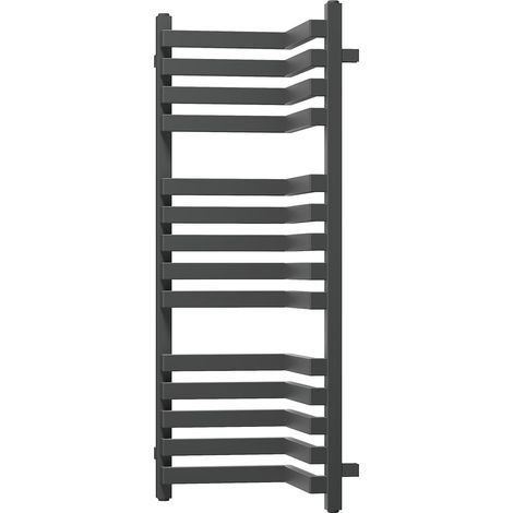 Mexen Loop radiador de baño esquinero 1000 x 375 mm, 572 W, antracita - W129-1000-350-00-66 (1/3)