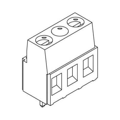 Bornier à vis TE Connectivity 282843-2 1.50 mm² Nombre de pôles 2 vert 1 pc(s) (1/2)