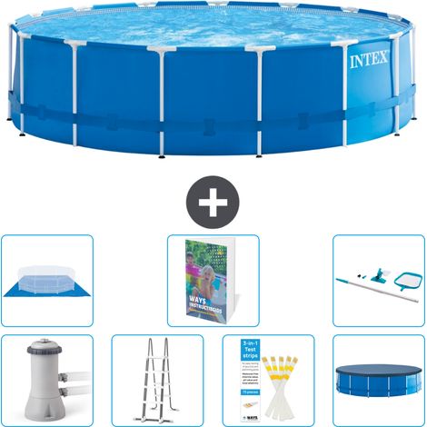 Intex Piscine Tubulaire Ronde - 457x122 cm - 8-pièces  S573