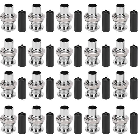 Lot de 20 supports de lampe à diode LED industriels, montage sur panneau avec embase lumineuse (1/5)