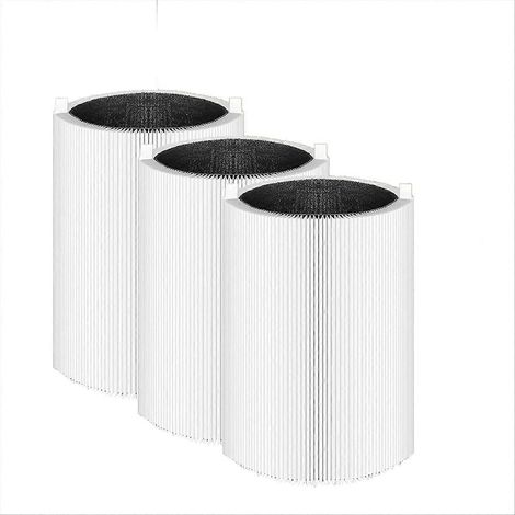 Packung mit 3 Ersatzfiltern für Blue Pure 411 und 411+ Luftreiniger, Partikel- und Aktivkohlefilter, kompatibel mit den Modellen Blue Pure 411 Auto, 411 und 411+. (1/5)