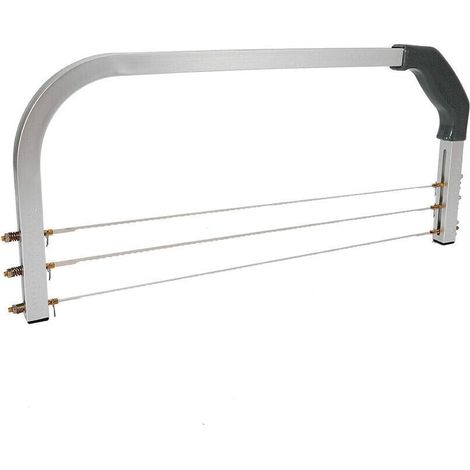 Tagliatorte in acciaio inox - Altezza regolabile - Lama seghettata per torte - Per tagliare facilmente la base della torta - Funzionale come sostituto di un coltello per crostate