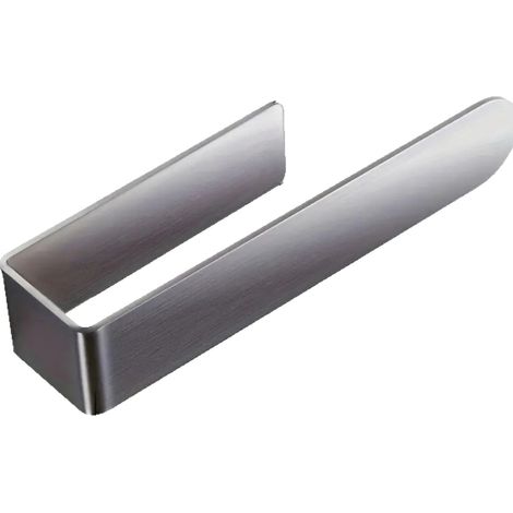 Toallero autoadhesivo de acero inoxidable SUS 304 – Longitud 24 cm – Acabado cepillado – Resistente al agua y a la corrosión – 24 cm x 4 cm (1/5)