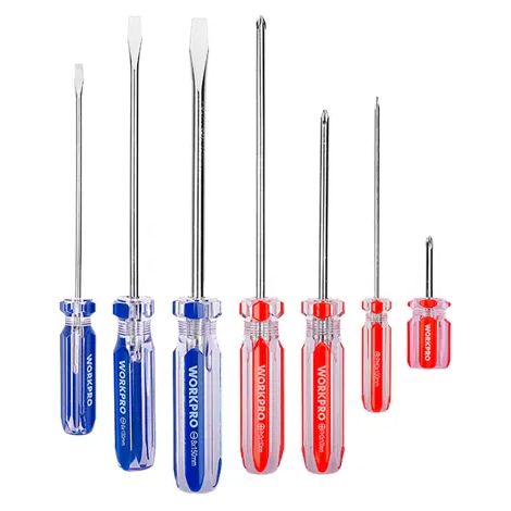 Set di cacciaviti Workpro 7 pezzi acciaio cromo vanadio magnetico