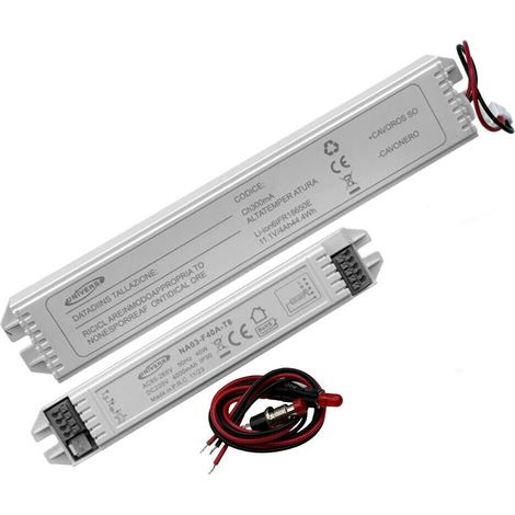 Kit sistema di emergenza per trasformare lampade a LED da 3w a 40w in luce anti black out 220V (1/5)