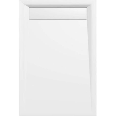 Polysan Duschtassen - Duschtasse VARESA 120x80 cm, mit Ablaufgarniturdeckel, weiß 71604