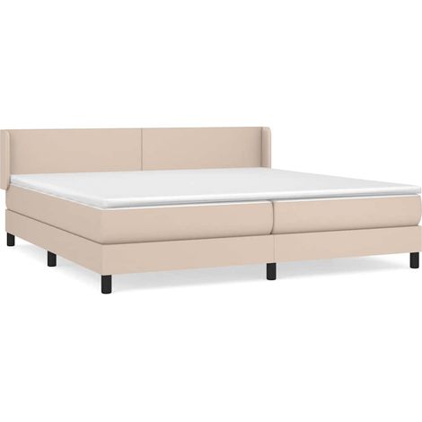Maison Exclusive - Sommier à lattes de lit avec matelas Cappuccino 200x200 cm (1/5)