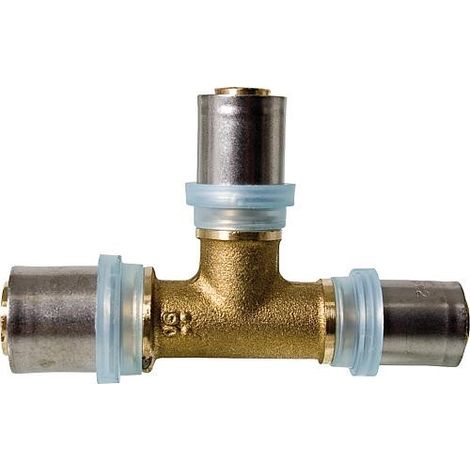 EVENES raccord a sertir pour multic., transition Té gauche aggrandi,20x2-16x2-16x2mm contour TH (1/2)