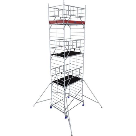 Krause Fahrgerüst MONTO ProTec XXL Aluminium 8,30 m Baugerüst (1/2)