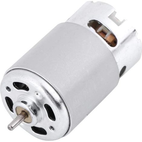 RS-550 Motor - Gleichstrom 12-24V 21000RPM Mikro-Getriebemotor Mikro-Elektrowerkzeug-Gleichstrommotor für verschiedene Akku-Bohrmaschinen (1/5)