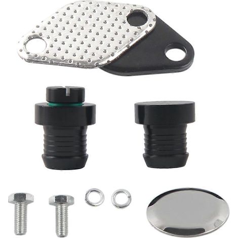 Kit de réparation et de remplacement du refroidisseur de soupapes pour BMW M47N2 M57N2 E46 E90 E60 E61 E83 (noir) (1/5)