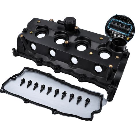 Tapa de válvulas, plástico de ingeniería, tamaño estándar, compatible con Opel Astra J y Chevrolet Cruze, números de modelo 55573764, 5607251 (1/5)