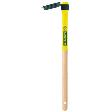 LEBORGNE Râteau 5 dents Compact - manche bois 50 cm certifié PEFC 100% (1/2)