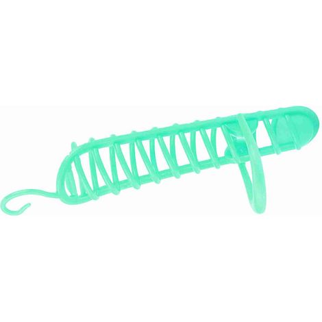 Mangeoire pour perroquets, panier en plastique pour aliments et fruits, support pour oiseaux de compagnie (vert) (1/5)