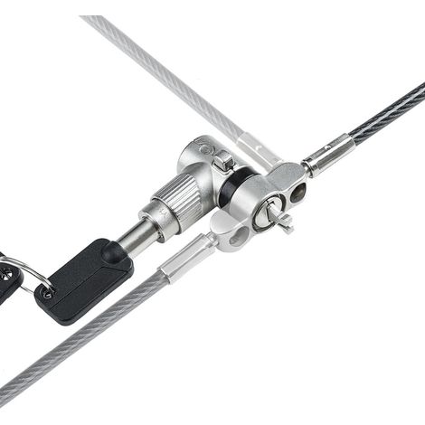 Cavo USB Startech UNIVK-LAPTOP-LOCK Nero/Grigio 2 m (1/4)