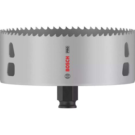 Bosch – Scie trépan 127 mm pour bois tendre et métal – Longueur de travail 44 mm – Acier HSS avec 8% de cobalt – 2608594416