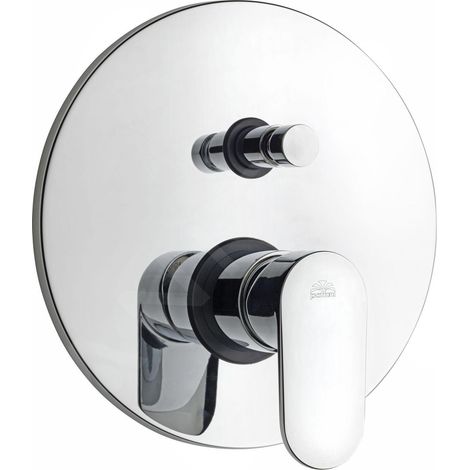 Paffoni Candy series mitigeur de douche encastré Ø 200 mm CA015CR Chromé - Laiton (1/2)
