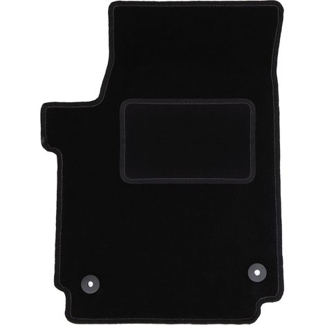 Alfombrilla de terciopelo para el conductor para: Volkswagen Amarok pickup (2010-) negra