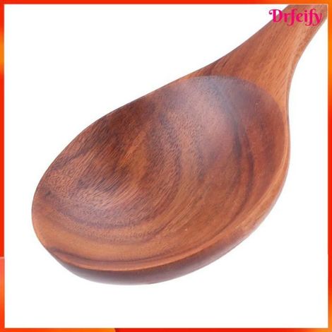 Cuillère À Mélanger - Bois De Teck - Manche Long 24 Cm - Sans Revêtement Nocif - 1 Pièce (1/4)