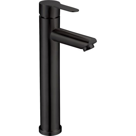Grifo de Lavabo Modelo IONY-AC Fabricado en Acero Monomando Acabado en Negro (1/2)