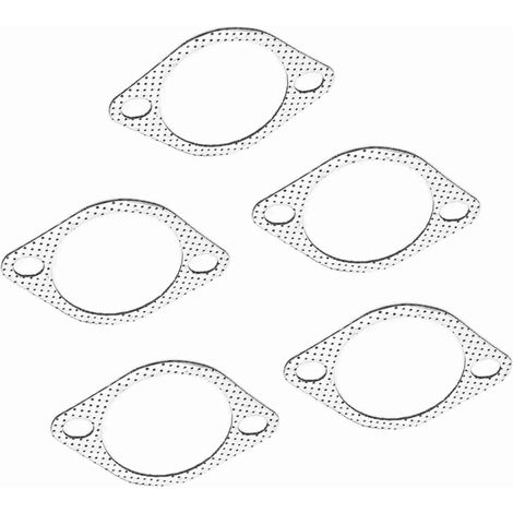 Joint métallique en céramique pour tuyau d'échappement de 76 mm (3 pouces) avec anneau de renfort (lot de 5) (1/5)