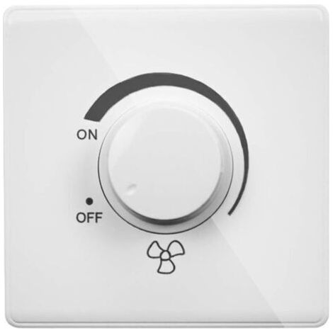 Réglage du ventilateur de plafond - Interrupteur mural 220 V 10 A pour variateur d'intensité de 15 à 300 W - Type 86 (1/3)