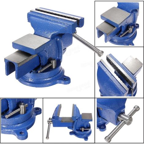 Trade Shop - Morsa Da Banco Girevole 5" 125 Mm Incudina Profesional En Ghisa Y Acciaio - (1/5)