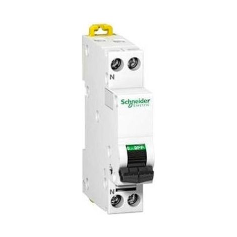 Schneider Electric – Disjoncteur unipolaire 10A – Courbe C – Raccordement par peigne ProDis ou câbles – 1P + N – Position neutre gauche