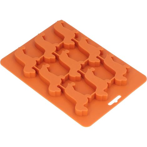 Gateau en Forme Bac à Glaçons Silicone de Chien Moule 9 Cavités sans (1/5)