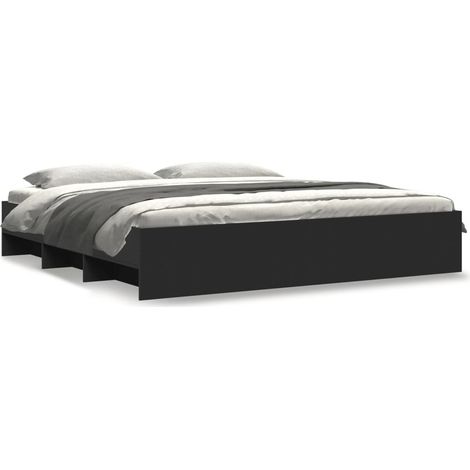 Maison Exclusive - Bettgestell ohne Matratze Schwarz 180x200 cm H