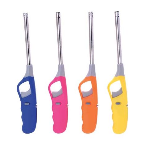 ACCENDIGAS A FIAMMA RICARICABILE SELF SANDFISH - PIEZO H.CM 27- 24 pezzi