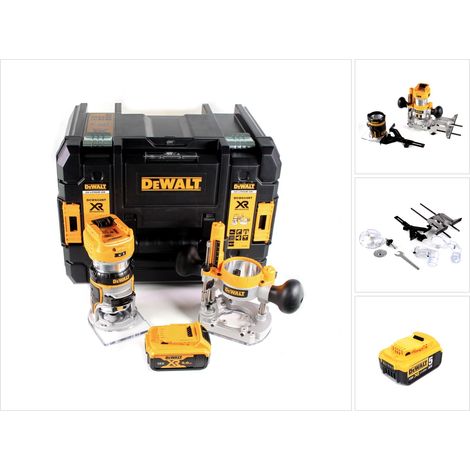 Motoazada sin cable DeWalt DCW 604 NT 18V 55mm + 1x batería 5.0 Ah en TSTAK - sin cargador