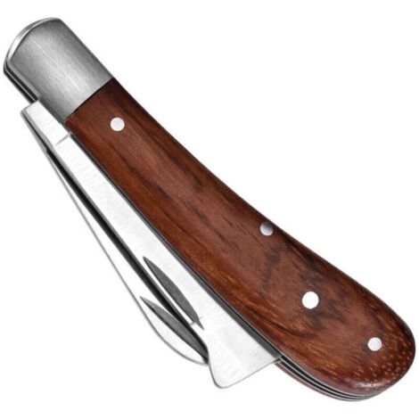 Greffoir Couteau,Couteau de Greffage Pliant,Couteau de Jardin, Couteau Pliable Greffe D'élagage Couteau Greffe Lame Double,Couteau de Jardinage de Greffage,Outil de Greffage de Jardin,TRIMEC