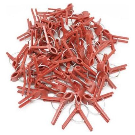 Clips De Greffe - Plastique Durable - Pour Aubergine Et Pastèque - 100 Pièces (1/4)